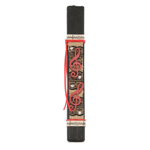 Λαμπάδα πασχαλινή αρωματική μαύρη κλειδί σολ 30εκ - λαμπάδες, για ενήλικες, για εφήβους