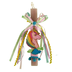 Λαμπάδα "Μονόκερος ροζ"(22cm) - κορίτσι, λαμπάδες, μονόκερος, για παιδιά, πασχαλινά δώρα