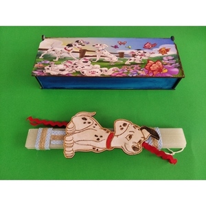 Λαμπάδα "Σκυλάκι"σε ξύλινο κουτί άσπρο (22cm) - αγόρι, λαμπάδες, σκυλάκι, για παιδιά, ήρωες κινουμένων σχεδίων - 3