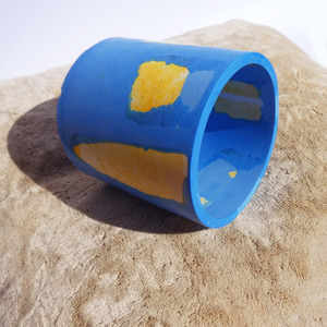 Κασπώ - δοχείο χειροποίητο από ρητίνη νερού pot 8,5 x 8,3cm - ρητίνη, κασπώ - 4