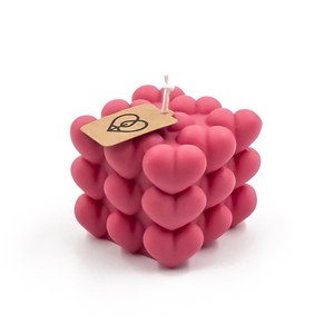 Hearts Cube soy candle - αρωματικά κεριά