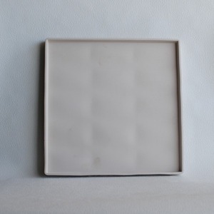 Διακοσμητικός Τετράγωνος Δίσκος από τσιμέντο Μπεζ 30cm | Concrete - δίσκος, τσιμέντο, πιατάκια & δίσκοι