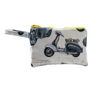 Τσάντα χεριού με λουράκι Retro 30x20 εκ, εκρού - ύφασμα, all day, χειρός, μικρές - 2