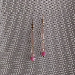 "Ηβη" - Κρεμαστά σκουλαρίκια με ημιπολύτιμες πέτρες και κρύσταλλα - ημιπολύτιμες πέτρες, νεφρίτης, κρεμαστά, γάντζος - 3