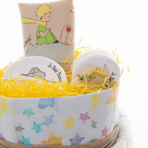 Χειροποίητο Diaper Cake για αγοράκι - Μικρός Πρίγκιπας - αγόρι, μικρός πρίγκιπας, σετ δώρου, δώρο γέννησης, diaper cake - 2