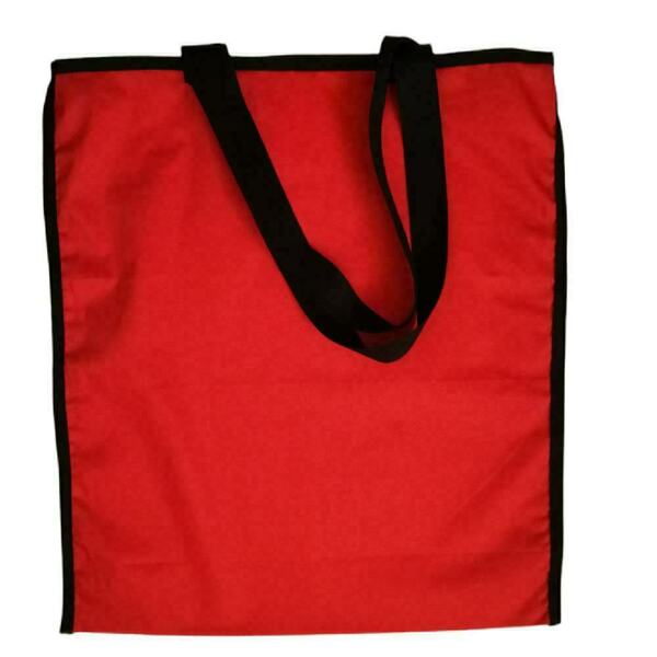 ΠΡΟΣΦΟΡΑ! 36×41 ζωγραφισμένη χειροποίητη Πορτοκαλι (μοναδική) τσάντα αδιαβροχη, shopper, tote bag, special price, HANDMADE, μαυρες λεπτομέρειες - ύφασμα, all day, πάνινες τσάντες - 3