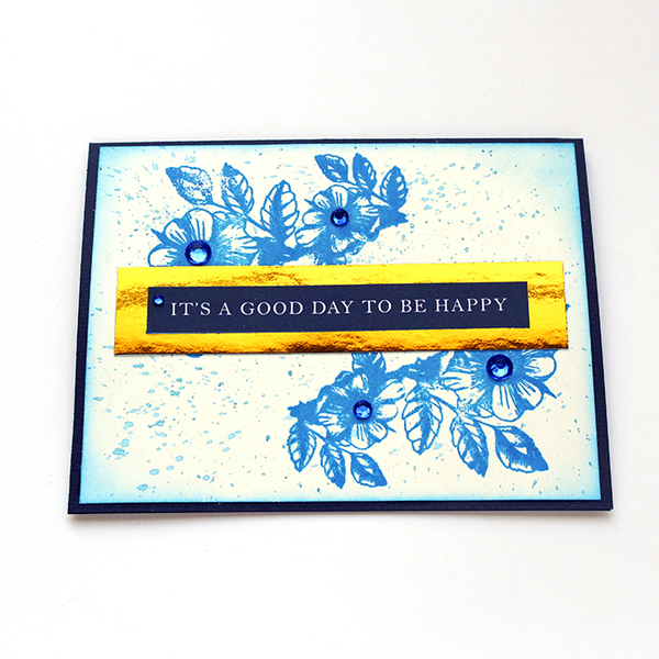 Ευχετήρια κάρτα Good day to be Happy - γενέθλια, επέτειος, γενική χρήση