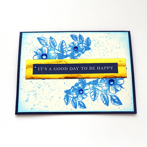 Ευχετήρια κάρτα Good day to be Happy - γενέθλια, επέτειος, γενική χρήση, αποφοίτηση