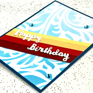 Κάρτα γενεθλίων με ζεστό "ουράνιο τόξο" - γενέθλια, birthday, κάρτα ευχών - 3