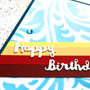 Κάρτα γενεθλίων με ζεστό "ουράνιο τόξο" - γενέθλια, birthday, κάρτα ευχών - 4