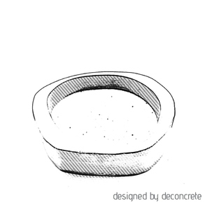 Tσιμεντένιος δίσκος [deconcrete] //yu W - design, δίσκος, τσιμέντο, σκυρόδεμα, είδη σερβιρίσματος - 5