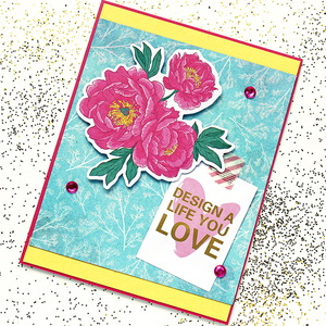 Ευχετήρια κάρτα Design a life you love - γενέθλια, γενική χρήση - 2