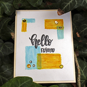 Ευχετήρια κάρτα Hello friend abstract - γενέθλια, γιορτή, γενική χρήση - 2
