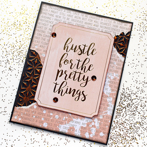 Ευχετήρια κάρτα Hustle for the pretty things - γενέθλια, γιορτή, γενική χρήση, αποφοίτηση - 5