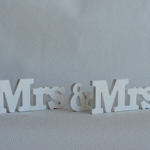 Δώρο Γάμου Διακοσμητικό Mr&Mrs από τσιμέντο λευκό 40cm | Concrete - τσιμέντο, δώρα γάμου, mr & mrs, γάμος και βάπτιση - 3