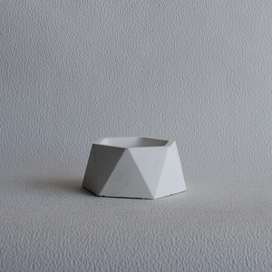 Διακοσμητικό Γλαστράκι από τσιμέντο Λευκό 5cm | Concrete - τσιμέντο, κασπώ, γλάστρα