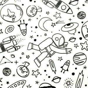 10 Μαξιλαράκια ζωγραφικής color me σε σχέδιο διάστημα - αγόρι, διάστημα, μαξιλάρια - 3
