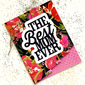 Ευχετήρια κάρτα The best mom ever - γενέθλια, γιορτή, γενική χρήση, γιορτή της μητέρας - 2