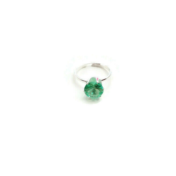 Παιδικό Δαχτυλίδι Στρογγυλό πράσινο - πλαστικό, γεωμετρικά σχέδια, βεράκια, αυξομειούμενα, φθηνά - 2