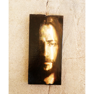 Ιησούς Χριστός Χειροποίητη Εικόνα 30x15cm - πίνακες & κάδρα, πίνακες ζωγραφικής, εικόνες αγίων - 5