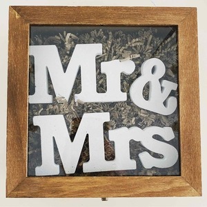 Δώρο Γάμου Διακοσμητικό Mr&Mrs από τσιμέντο λευκό 40cm | Concrete - τσιμέντο, δώρα γάμου, mr & mrs, γάμος και βάπτιση - 4