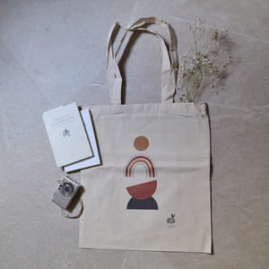 Tote Bag Balance Cotton - ύφασμα, ώμου, all day, tote, πάνινες τσάντες