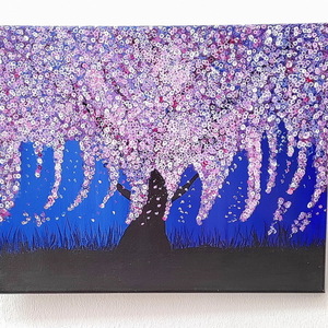 "Willow tree" πίνακας ζωγραφικής - πίνακες & κάδρα, πίνακες ζωγραφικής