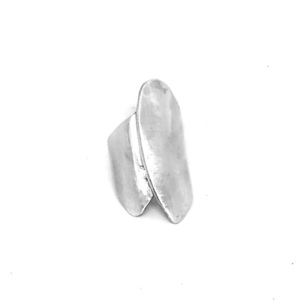 "Filo Ring" - ασήμι 925, φύλλο, μεγάλα, αυξομειούμενα