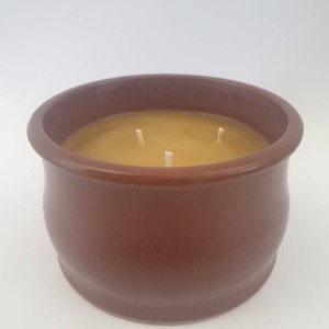 Εντομοαπωθητικό Κερί φτιαγμένο απο 100% αγνο μελισσοκέρι σε πήλινο δοχείο-155γρ. - αρωματικά κεριά