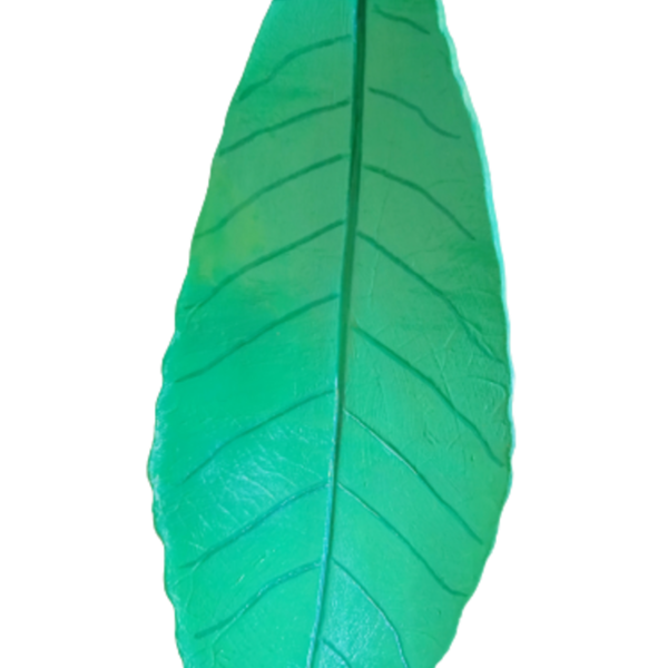 Διακοσμητικό πήλινο φύλλο πράσινο 30Χ11εκ. ΜΗΤΕΡΑ apois - πηλός, φύλλο, διακοσμητικά, Black Friday - 3