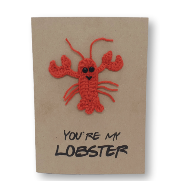 Ευχετήρια κάρτα για ζευγάρια - You're my lobster - επέτειος, ζευγάρια, αγ. βαλεντίνου