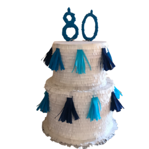 Πινιάτα τούρτα γενεθλίων με κεράκια, ύψος 50 εκ. - γενέθλια, πινιάτες