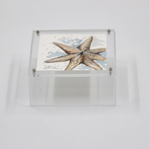 Κουτί plexi glass με ζωγραφισμένο αστερία μέσα στο καπάκι - οργάνωση & αποθήκευση, plexi glass, αστερίας, κουτιά αποθήκευσης