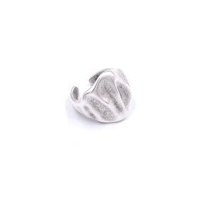 Δαχτυλίδι κυματιστό - ορείχαλκος, επάργυρα, boho, μεγάλα, αυξομειούμενα
