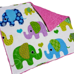 Παιδικό σουπλά ελεφαντάκια ( 30 χ 27 εκ.) - πετσέτα, χειροποίητα, σουπλά - 3
