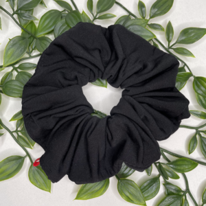 Black Signature - Scrunchies Collection - ύφασμα, λαστιχάκια μαλλιών - 2