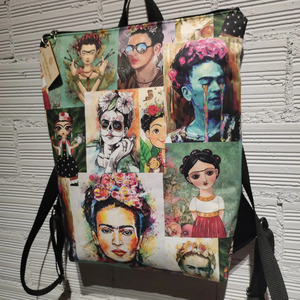 Σακίδιο πλάτης Frida Kahlo - ύφασμα, πλάτης, μεγάλες, all day - 2
