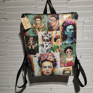 Σακίδιο πλάτης Frida Kahlo - ύφασμα, πλάτης, μεγάλες, all day - 3
