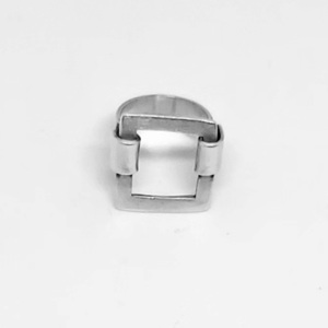 Δαχτυλίδι από ασήμι 925 "geom " - ασήμι 925, γεωμετρικά σχέδια, σταθερά, μεγάλα - 3