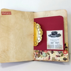 Χειροποίητο ρετρό σημειωματάριο journal Χριστούγεννα - vintage, χαρτί, μαμά, άλμπουμ, άγιος βασίλης - 4