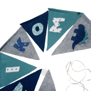 Σημαιάκια για να φτιάξεις το δικό σου μπάνερ με όνομα με θέμα δεινοσαυράκια για αγόράκι - αγόρι, γιρλάντες, δώρα για παιδιά, δωμάτιο παιδιών, προσωποποιημένα - 2