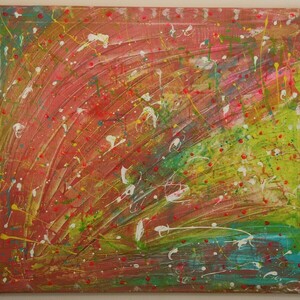 Rainbow flashes - πίνακες & κάδρα, πίνακες ζωγραφικής