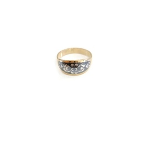 Ασημένιο Δαχτυλίδι Λουλούδι - επιχρυσωμένα, ασήμι 925, λουλούδι, σταθερά, φθηνά