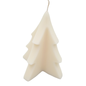 Χριστουγεννιάτικο Αρωματικό Κερί Σόγιας 3D Tree - ξύλο, vintage, μαμά, κεριά & κηροπήγια, δέντρο - 2