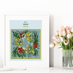 Love, peace and Joy - Botanical collection - αφίσες - 3