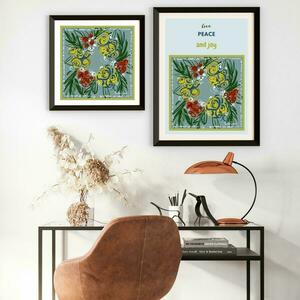 Love, peace and Joy - Botanical collection - αφίσες - 4
