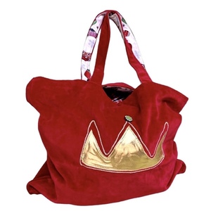 Τσάντα ,από κόκκινο βελουτέ ύφασμα,40χ45cm - ύφασμα, ώμου, χριστούγεννα, χριστουγεννιάτικα δώρα