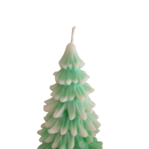Φυτικό Κερί Σόγιας Χειροποίητο Χριστουγεννιάτικο Δέντρο - χριστουγεννιάτικο δέντρο, αρωματικά κεριά, κερί σόγιας, vegan κεριά