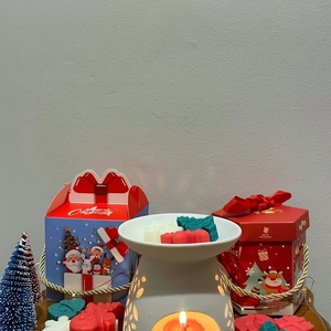 Χριστουγεννιάτικο κουτάκι με 14 wax melts - αρωματικά κεριά - 2