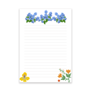Σημειωματάριο με θέμα Λουλούδια - τετράδια & σημειωματάρια